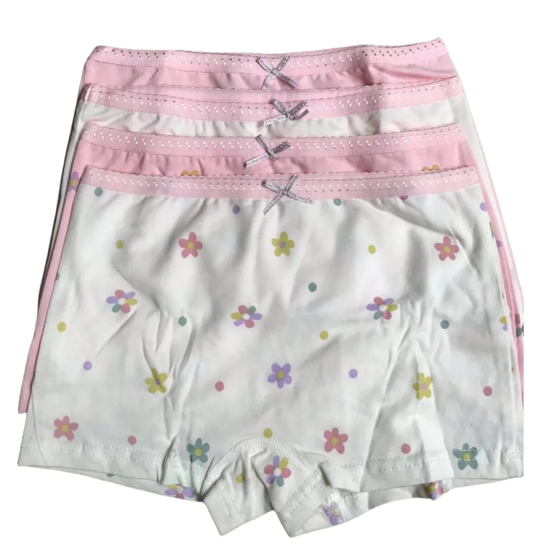 Girls Cotton Briefs Boxers Breathable Underwear Kid's Underpants Size 100-150 Comfortable Children's Clothing
