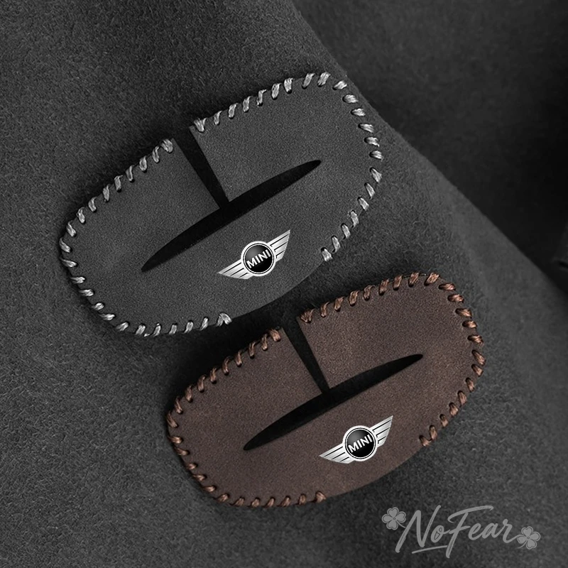 

2pcs Car Interior Seat Belt Buckle Protector Cover For MINI Cooper JCW WORKS R55 R56 F55 F56 R57 R58 R59 R60 R50 Car stickers