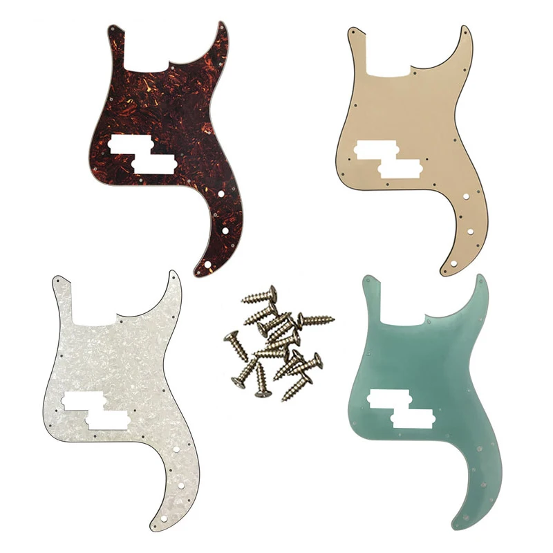 Custom Guitar Parts Quality Electric Guitar Pickguard - For Japan 4 Strings Precision Bass P Bass Guitar Pickguard Scratch Plate