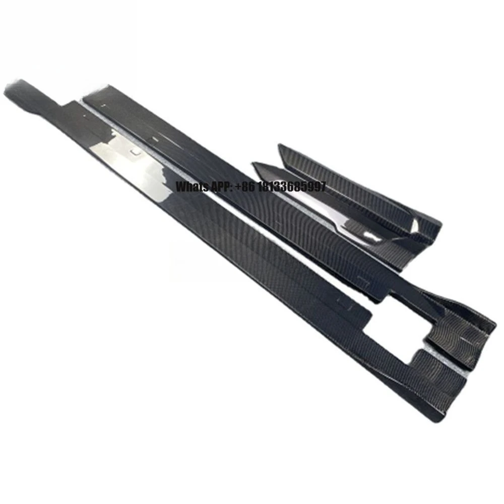 

Original Best-selling for Tesla Model S Side Skirts Carbon Fiber SD Style Carbon Fiber Model S Car Side Skirts