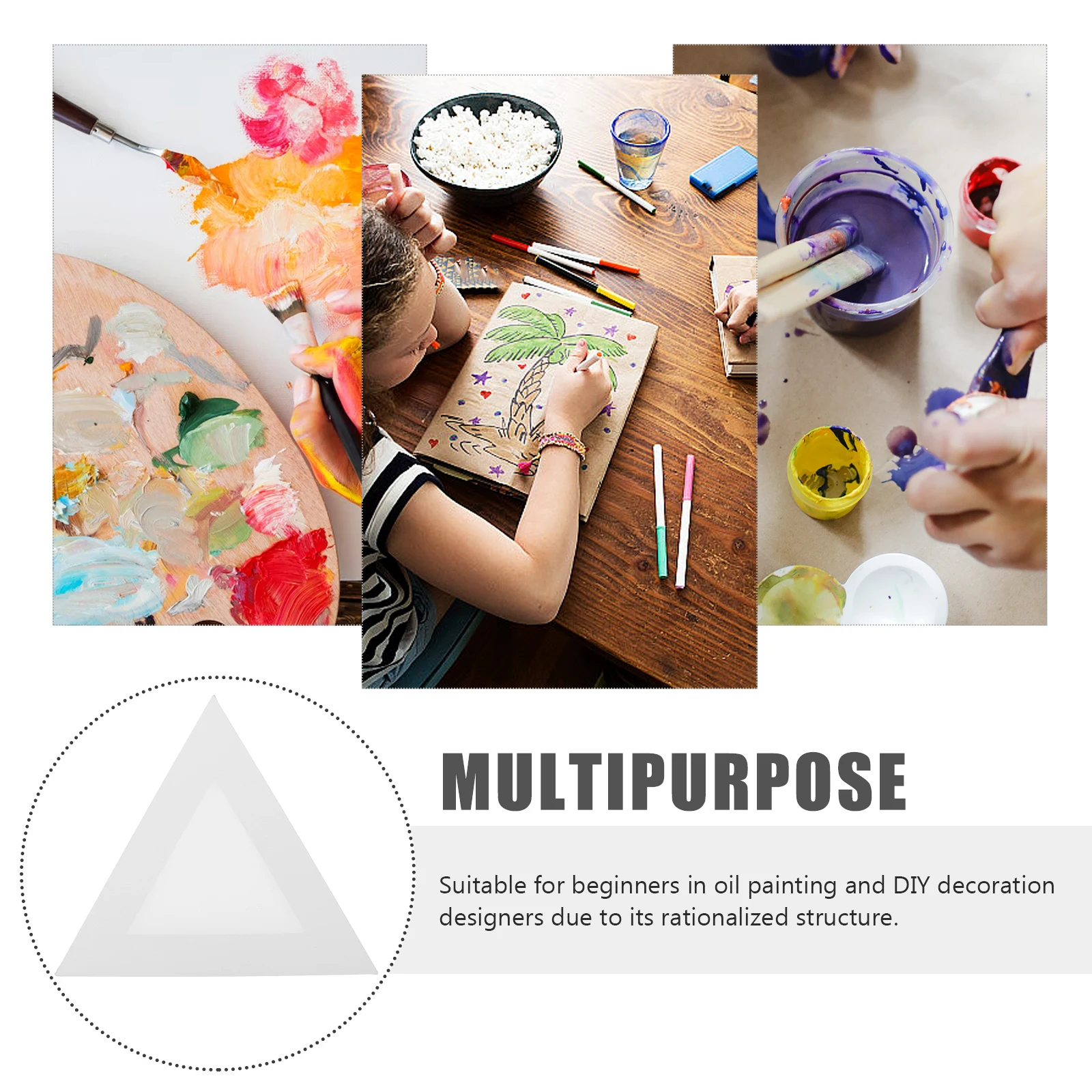 

Oil Painting Panel Triangular Frame Canvas Frames Other Drawing Paper Material Blank