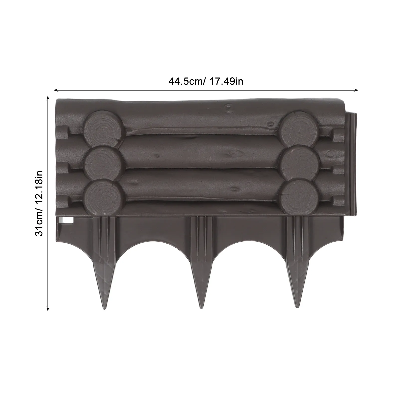 2Pcs Outdoor Garden Fence Plastic Flowerbed Edging Animal Barrier Landscape Path Patio Vegetable Bed Borders Garden Edging Fence