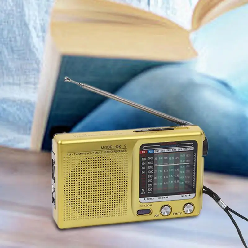 Portable Radio AM FM Radio With Loud Speaker Retro Good Signal Electronics Device For Good Signal And Clear Sound For Home