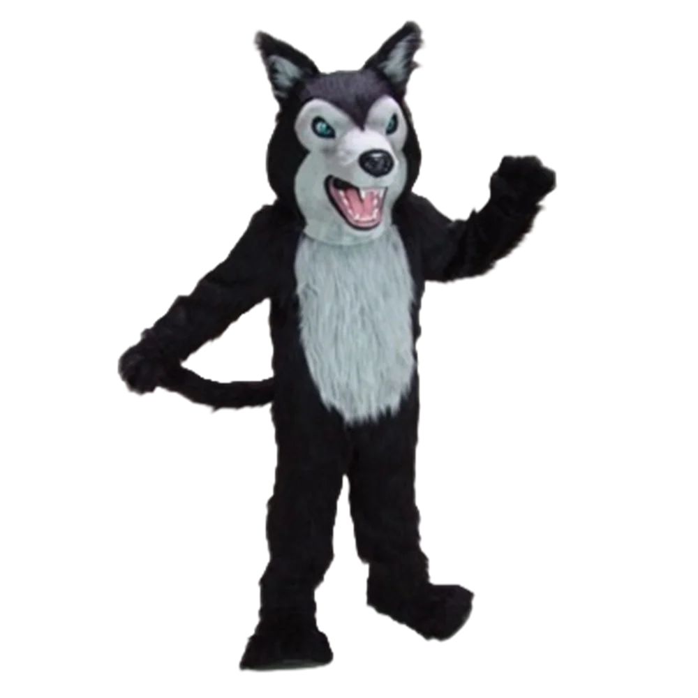 Wild Animas Theme Carnival Costume Mascot Big Bad Wolf Mascot Costume Adult Mascotte Outfit Suit Fancy Dress SW884