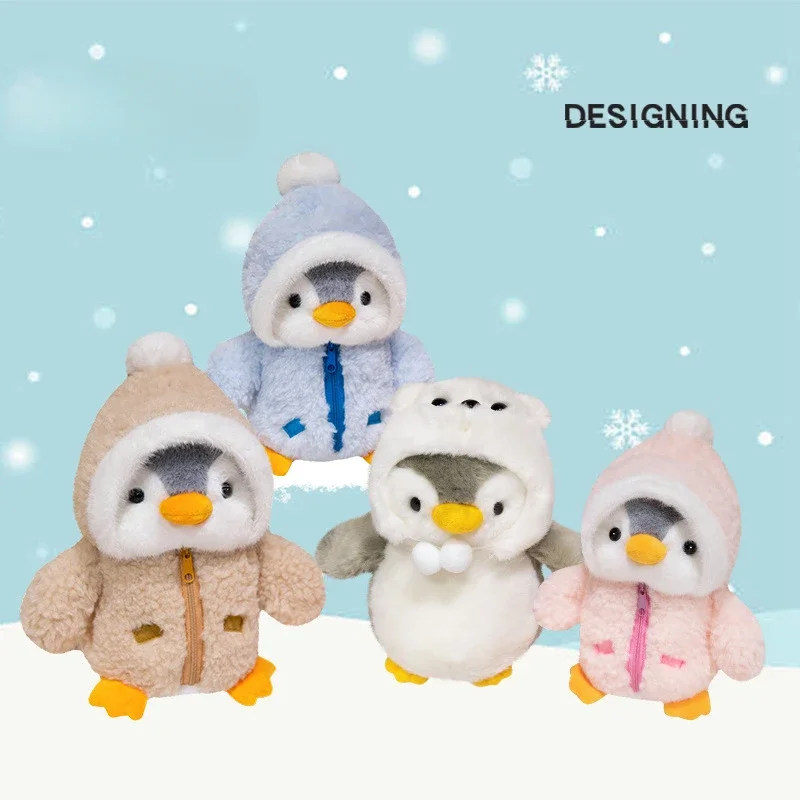 New drag penguin plush doll polar ocean world zoo memorial doll small gift kawaii room decor stuffed animals children schoolgirl