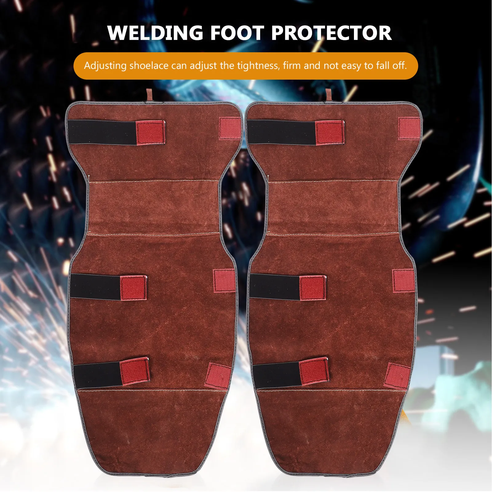 1Pair Heavy Duty Welding Knee - Leather Work Knee Pads ulasan dan harga
