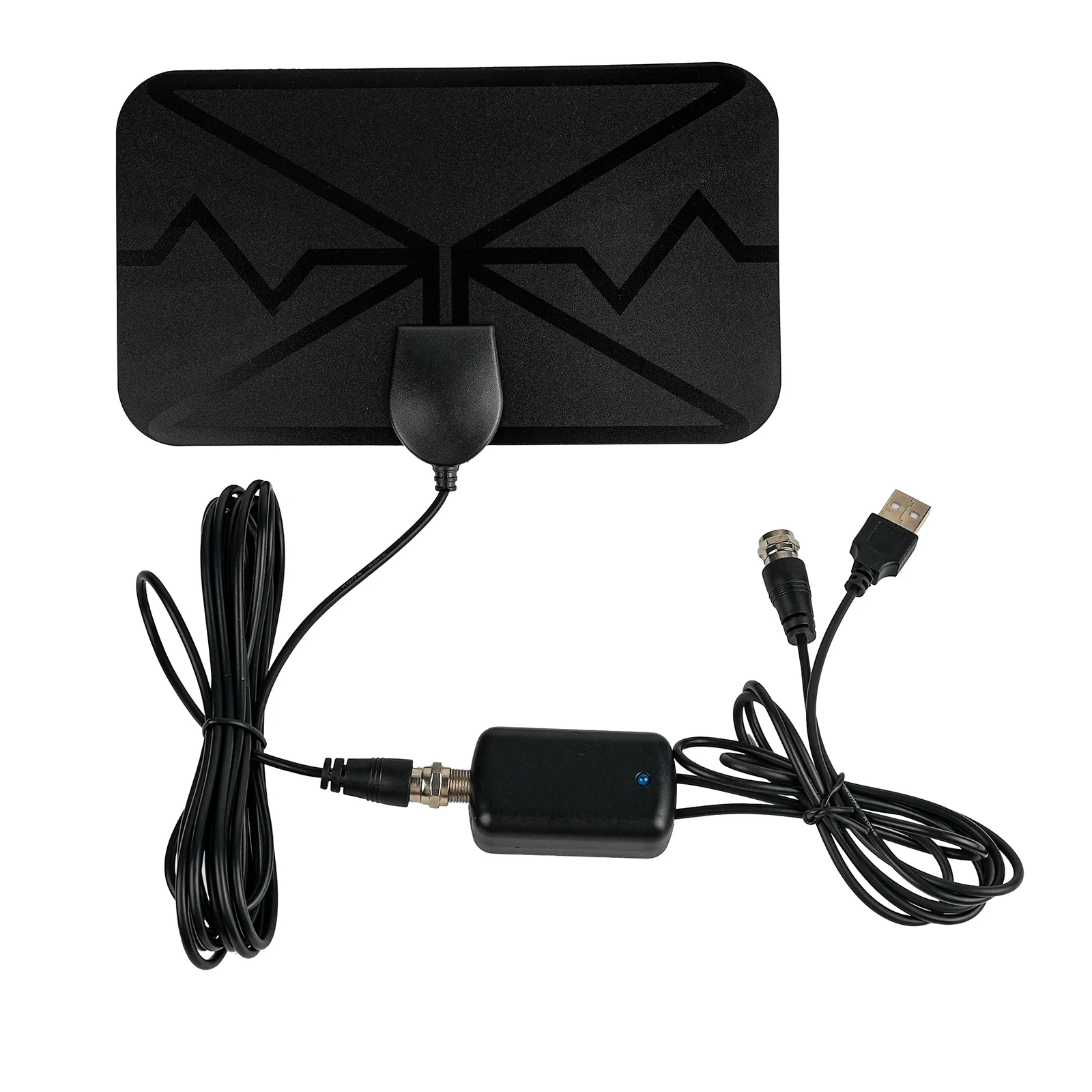 HD Digital TV Antenna with Power Amplifier for Indoor Use 980 Miles Range 4K Local Channels Enhanced Reception