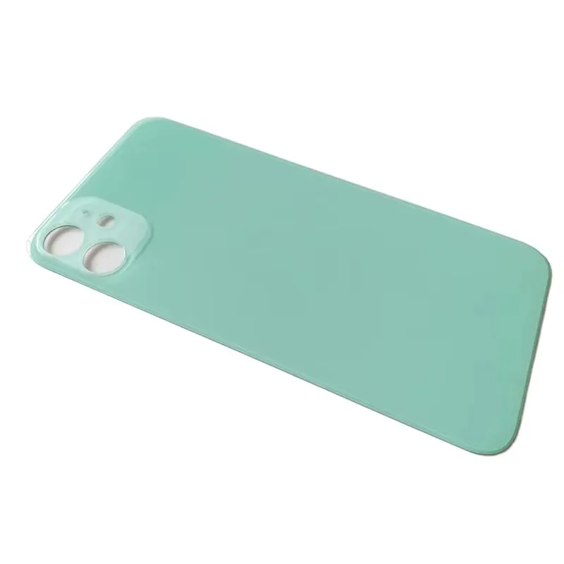 الزجاج الخلفي + 3M الغراء آيفون 11 الغطاء الخلفي الزجاج استبدال سريع جودة عالية الإسكان غطاء البطارية الحفرة الكبيرة الزجاج الخلفي