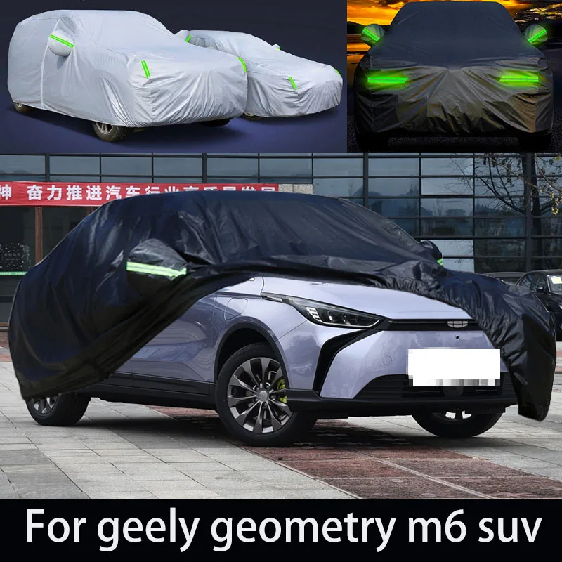 

For geely geometry m6 auto anti snow, anti freezing, anti dust, anti peeling paint, and anti rainwater.car cover protection