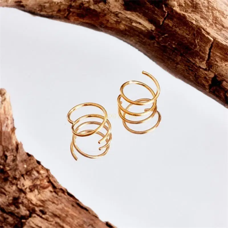 31BF حلزوني خاتم الأنف هوب جسم ثقب المجوهر #4