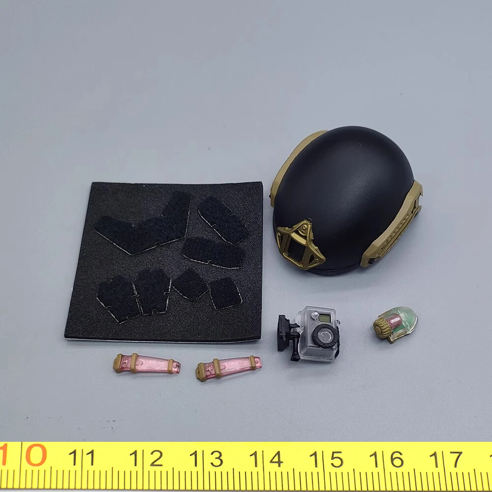 

1/6 EASY&SIMPLE ES 26069S US. Soldier PMC Doll Mini Toys Model Helmet Headset Phone PVC Material Not Real For 12” Doll Figure
