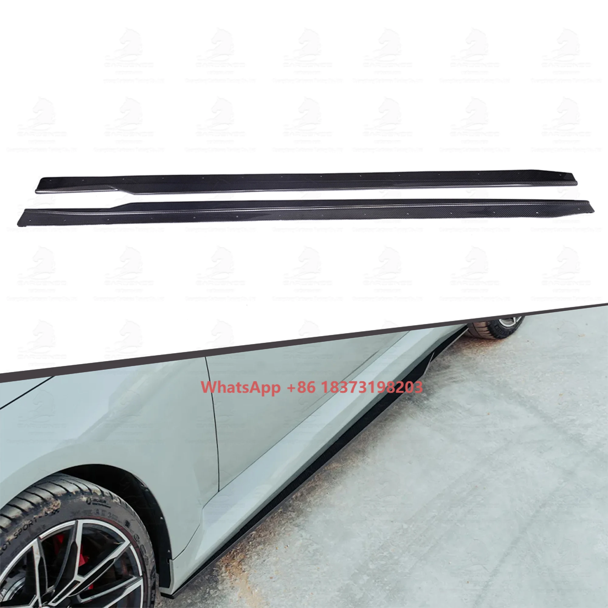 

High Quality Dry Carbon Fiber Car Bumper Kit Side Skirt for G87 M2 Coupe 2023+ MHC Style Side Skirt
