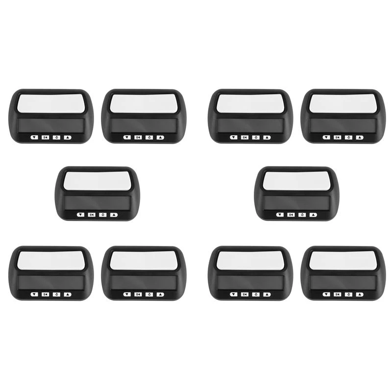 10X Chess Clock, Digital Chess Timer & Game Timer, 3-In-1 Multipurpose Portable Professional Clock Black