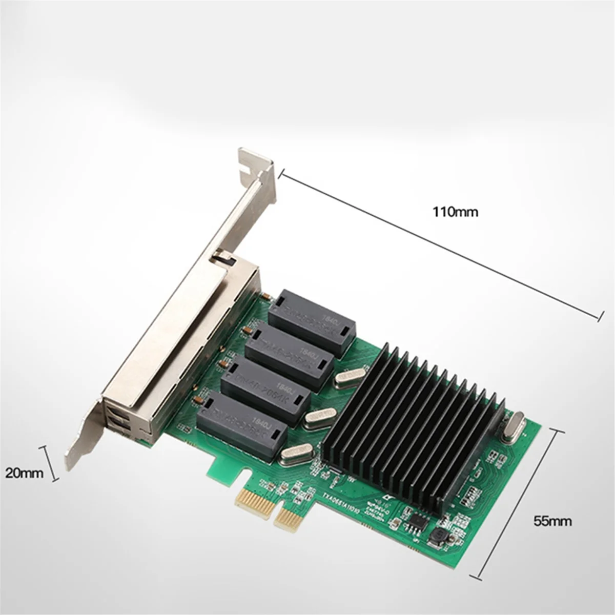 

PCI-E 4-портовая гигабитная сетевая карта PCI-E RTL8111H Чип 1000 Мбит/с RJ45_Y80A