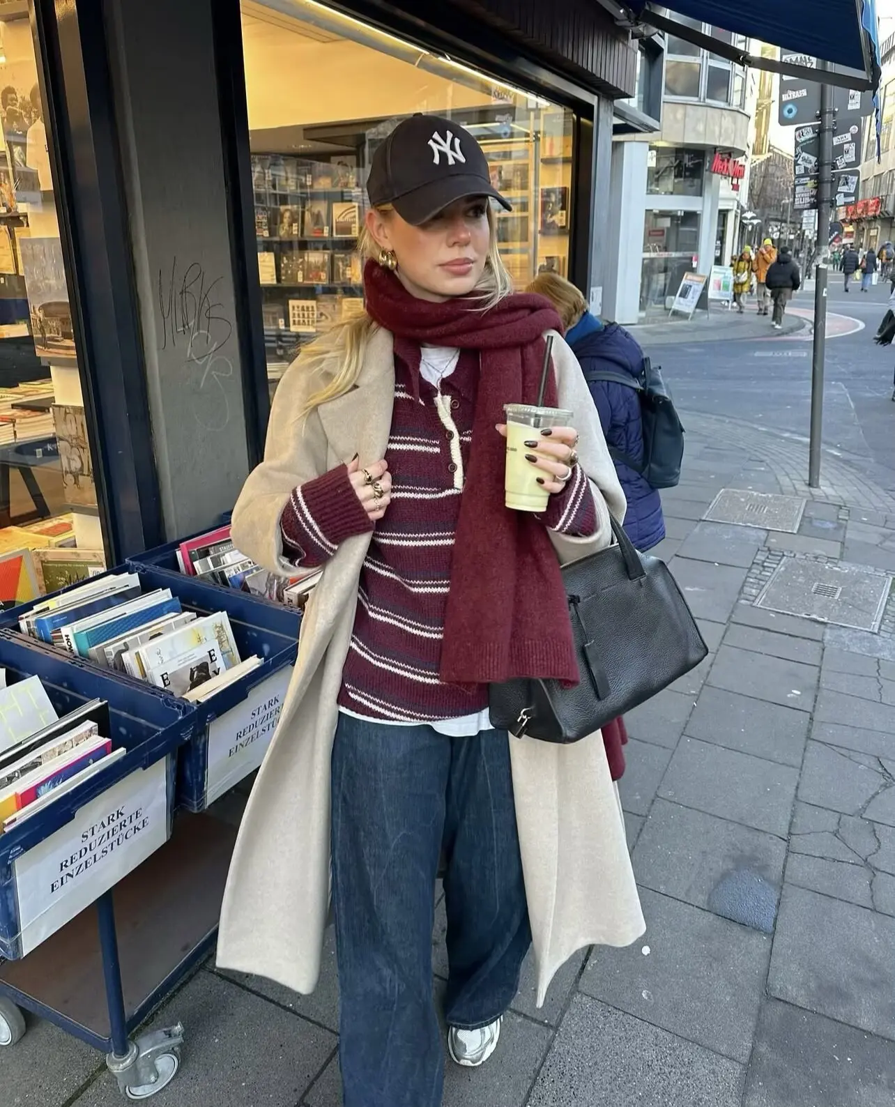 

Long Sleeve Striped Print POLO Collar Loose Pullovers Y2K Women Oversize Sweaters Female Basics Striped Printed Sweater