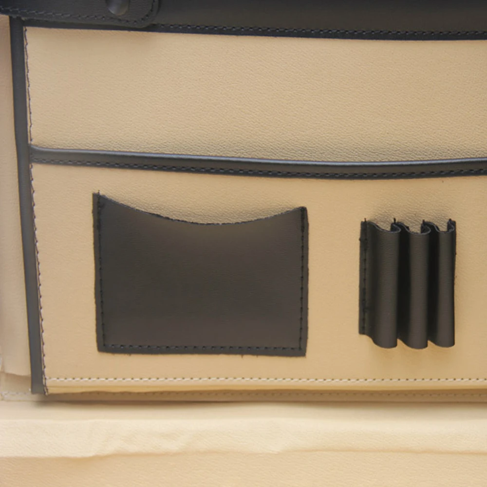 Wholesale High-end Quality Leather Briefcases Business Bags With Password Lock File Holder