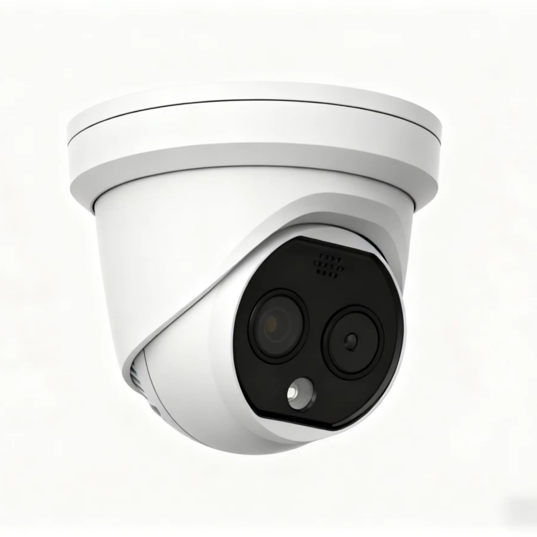 Thermal & Optical Bi-Spectrum Network Turret Thermal Imaging Security Camera