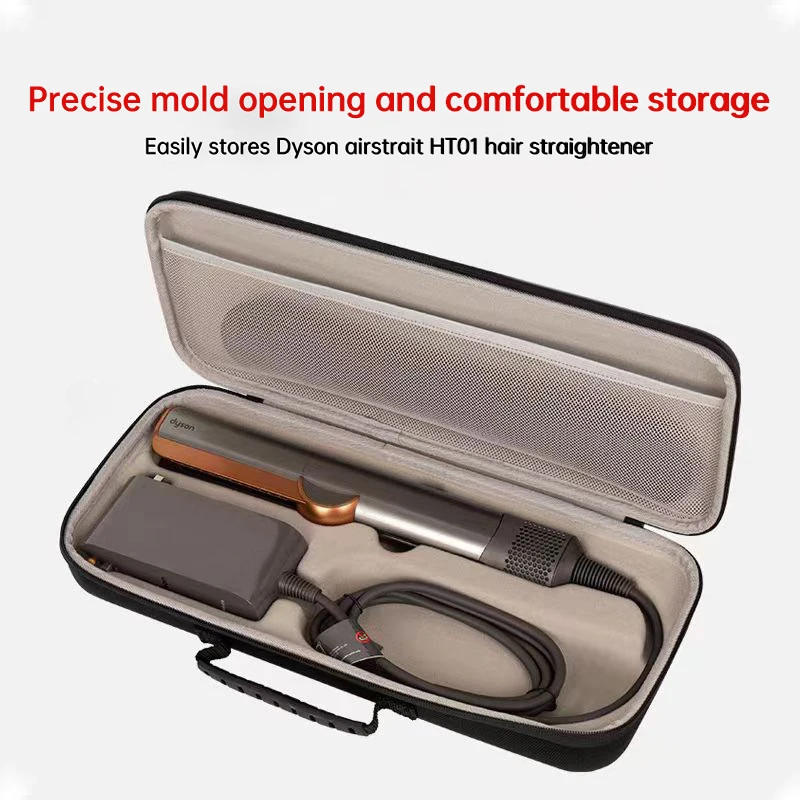 EVA Travel Storage Bag for Dyson Airstrait HT01 Hair Straightener Shockproof Hard Storage Case (Only Storage Box)