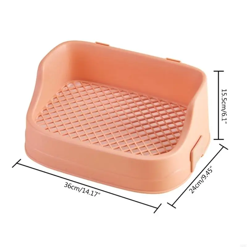 A9BC Pet Pan Trainer cho Rabbit Guinea Pigs Chinchilla Ferret