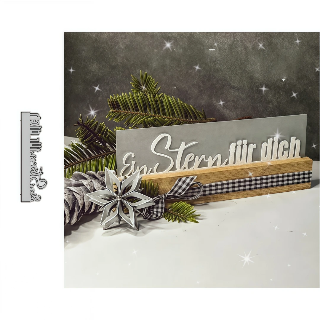 2025, neues Weihnachtsgruß-Satzformen-Set für Sammelalben, Fotoalben und Kartenherstellung, Stanzformen und Prägen