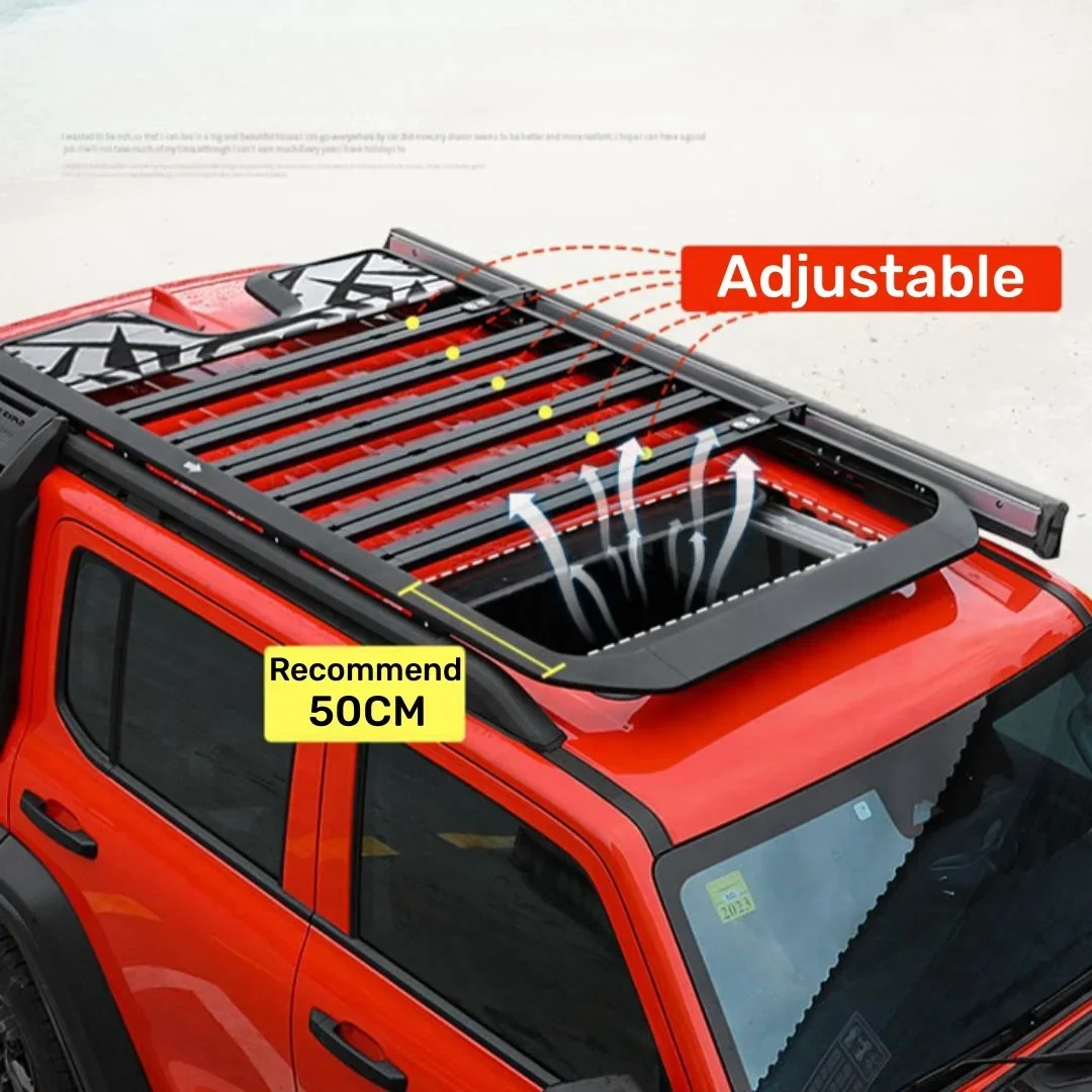 업그레이드된 4x4 오프로드 러기지 랙 탱크 300 바디 키트 자동차 화물 캐리어 루프 랙 (탱크 300용)