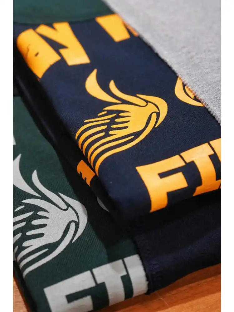 25SS نفس النمط الياباني الرجعية الربط المطبوعة عارضة تنوعا قصيرة الأكمام تي شيرت للنساء والذكور #3