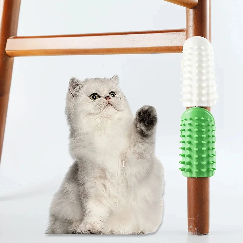 Pet Cat Hair Removal Massage Comb Cats Scratching Rubbing Brush kitten Grooming Self Cleaning Wall Corner Cat Scratcher Combs