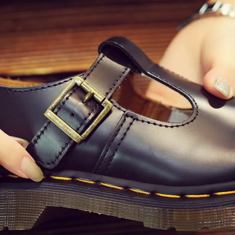 Spring and Autumn Casual Shoes for Men and Women 2025 Fashion Mary Jane Shoes Women Thick-soled British Business Casual Shoes 45