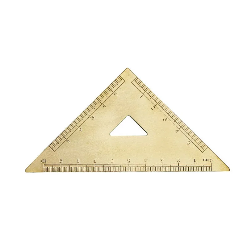 Creative Projects Golden Brass Ruler Artistic Measuring Set Meticulous Attention To Detail For Creative Projects