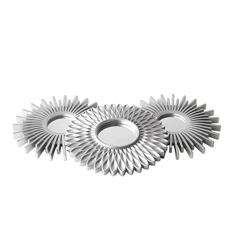 Lot de 3 miroirs muraux pour la décoration de la chambre et de la maison, miroirs décoratifs