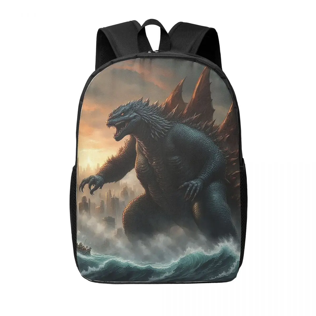 

Kaiju Attack Woman Backpacks Boys Girls Bookbag Waterproof Children School Bags Portability Laptop Rucksack Shoulder Bag