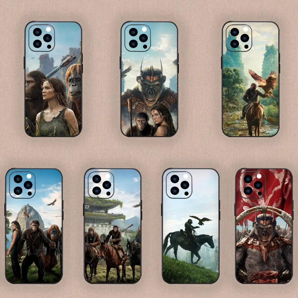 Movie K-Kingdom Of The P-Planet Of The Apes Phone Case For Samsung A53 A55 A52S A70 A22 A71 A80 Black Case