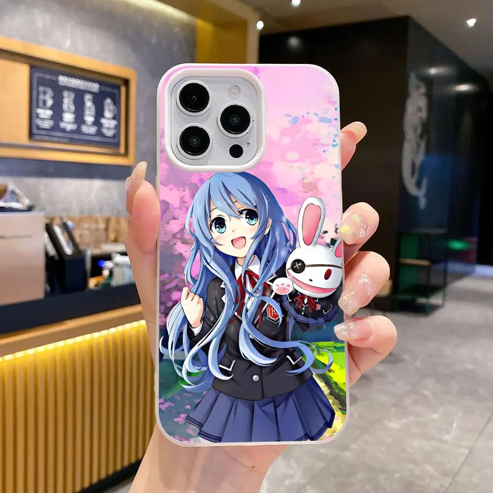

Date a Live Yoshino Jelly Double layer White Mobile Phone Case for iPhone 17 16 15 14 13 12 11 Air Pro Max Plus Protective
