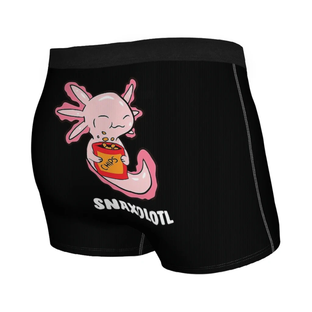 Cute Lover Snaxolotl Kawaii Food SweetsAxolotl Lover Walking Fish Underpants Breathbale Panties Male Ventilate  Shorts Boxer