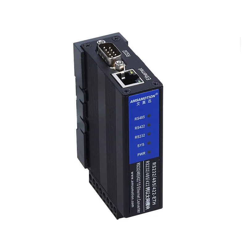 24VDC DIN-Rail Serial port server RS232/485/422 to Wifi Ethernet Internet of Things RTU modbus communication industrial module