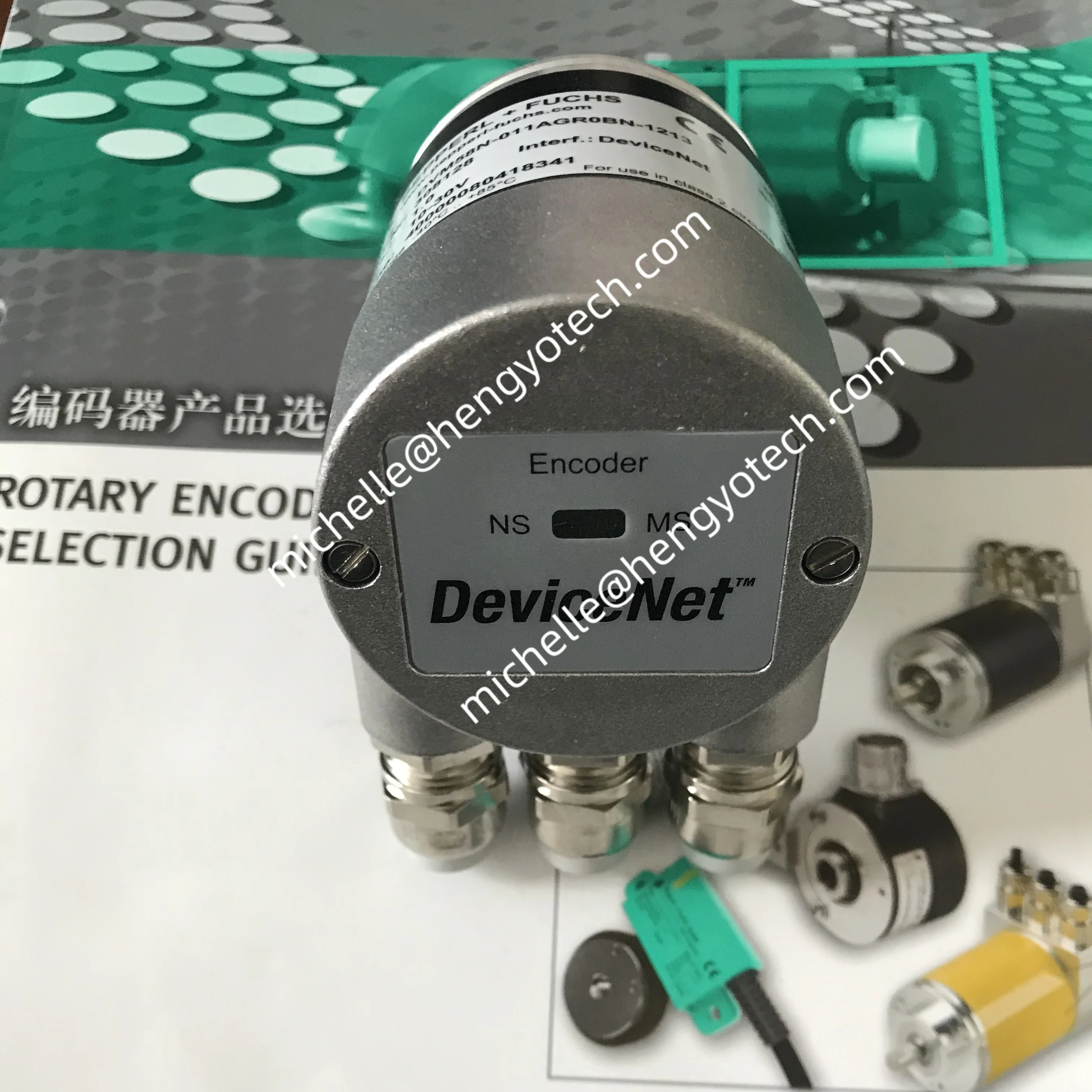 

New PEPPERL+FUCHS Multiturn Absolute Encoder DVM58 DVM58N-011AGR0BN-1213