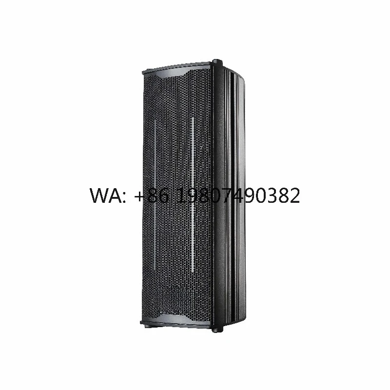 Dual 6.5 Inch Neodymium Two-Way Wide Range Passive Line Array Column Stage Audio Loudspeaker