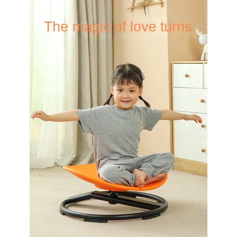 Children's round rotating disk to turn to music sensory training equipment big swivel chair toy