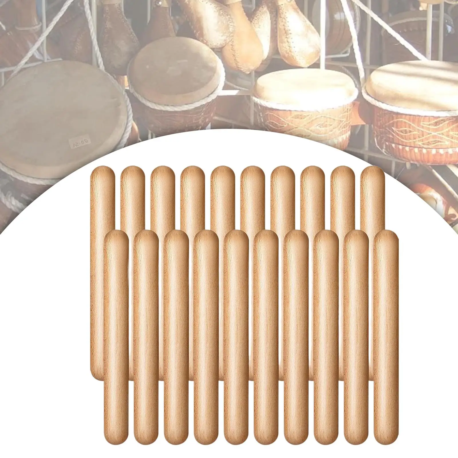 20x Rhythmus Stick Spielzeug Holz Schlag instrument für Jungen Mädchen Kinder