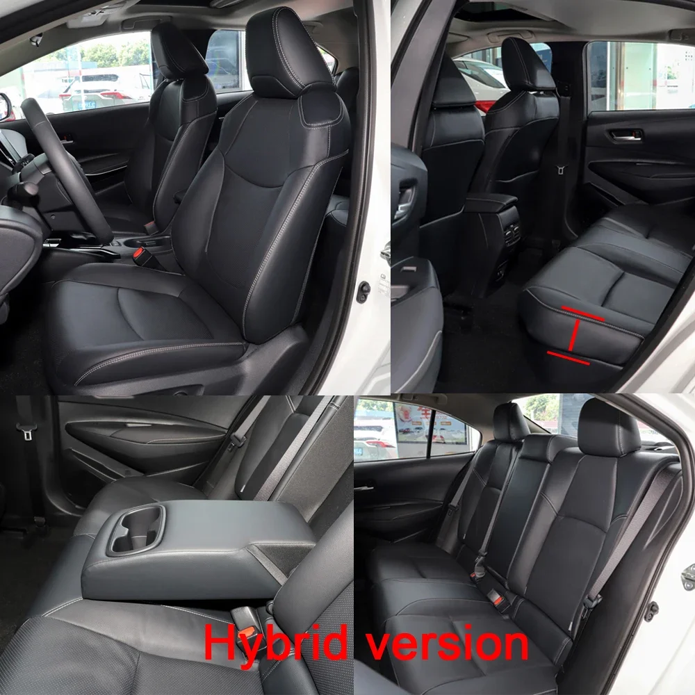 Spezielle Autositzbezüge für Toyota Corolla 2019 2020 2021, wasserdichtes PU-Leder, Autositz-Schutzbezug, Zubehör – Detail 1
