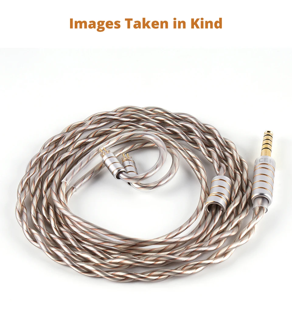 NICEHCK MixDNA 6N Sliver Plated Copper+6N OFC Mixed Material Audio