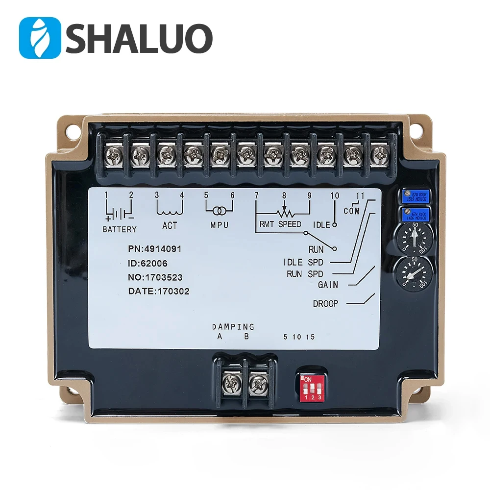 Imagem -05 - Controlador de Velocidade para Gerador Peça de Reparo para Motor Elétrico a Diesel Motor Elétrico sem Escova Regulador de Motor de Alternador