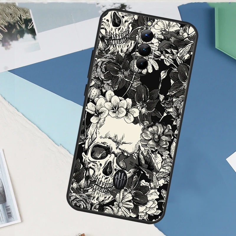 Horror Skull Gothic Case For ZTE Nubia Red Magic 8 9 8S 9S 10S Pro Plus 10 Air 6 7 7S RedMagic 11 Pro Plus Cover - view 5
