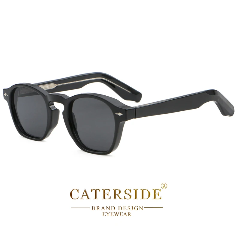 CATERSIDE Retro Runde Sonnenbrille für Herren, kleiner Rahmen, Markendesign, Sonnenbrille für Damen, Party, Shopping, Festival, Geschenke, Brillen – Detail 8