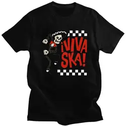 Custom Fashion SKA Calypso T Shirts Men Short Sleeve Jamaican Mento T-shirt Summer Tee Cotton Slim Fit Tshirts Gift