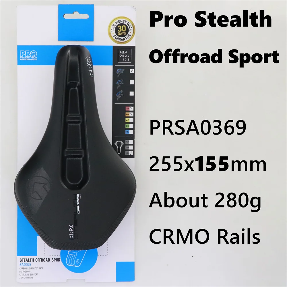 Original PRO Stealth road saddle Carbon/Steel Rails cycling cushion hollow saddle 142/152mm Stealth Performance LTD/Offroad