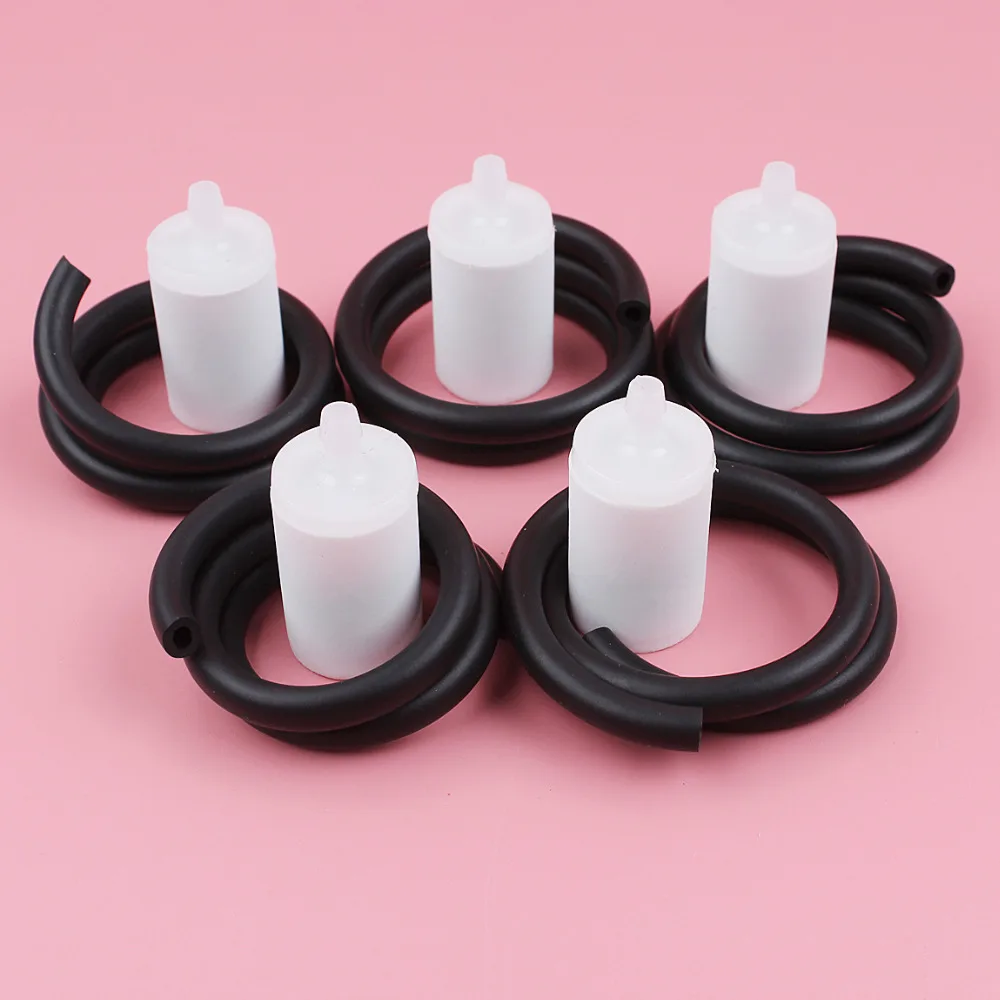 5 Set Fuel Filter Line Hose Kit For Husqvarna 61 66 261 268 362 365 371 372 XP 372XP Chainsaw Spare Parts