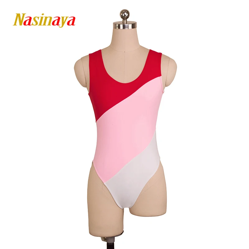 

Изготовленная на заказ женская и девушка, корректирующая гимнастика, колготки, балетный костюм без рукавов, цветные блоки, базовая тренировочная одежда для взрослых