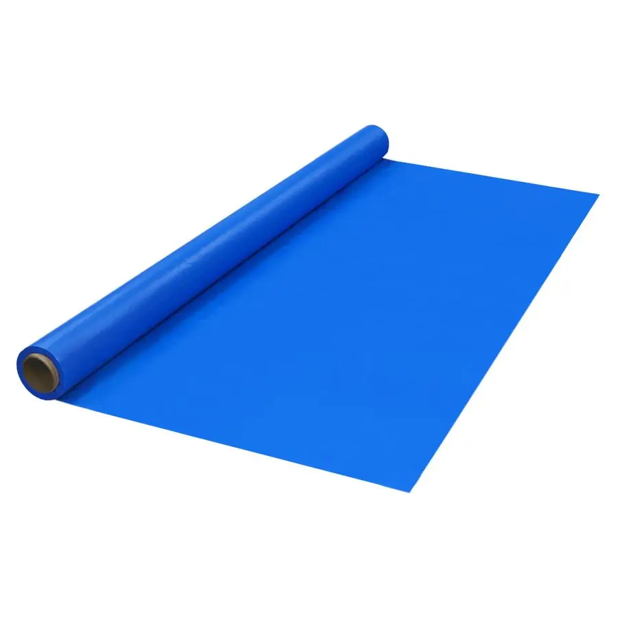 

1403BL Banquet Roll Plastic Tablecover, 300 Length x 40 Width, Royal Blue
