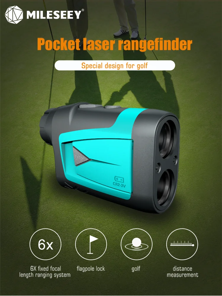 

MILESEEY Laser Rangefinder PF210 PF2E 660 yd Golf Rangefinder,600M Golf Distance Meter Fast Flagpole Lock, Great for Golfing